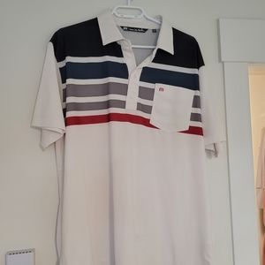 Travis Mathew White men's golf shirt